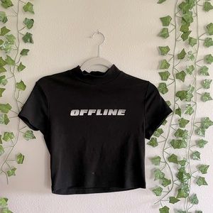 Forever 21 graphic crop top. Size large